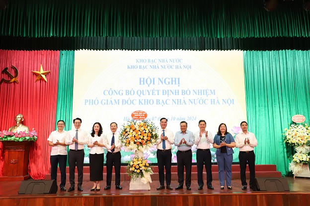 Hội nghị công bố quyết định bổ nhiệm Phó Giám đốc KBNN Hà Nội